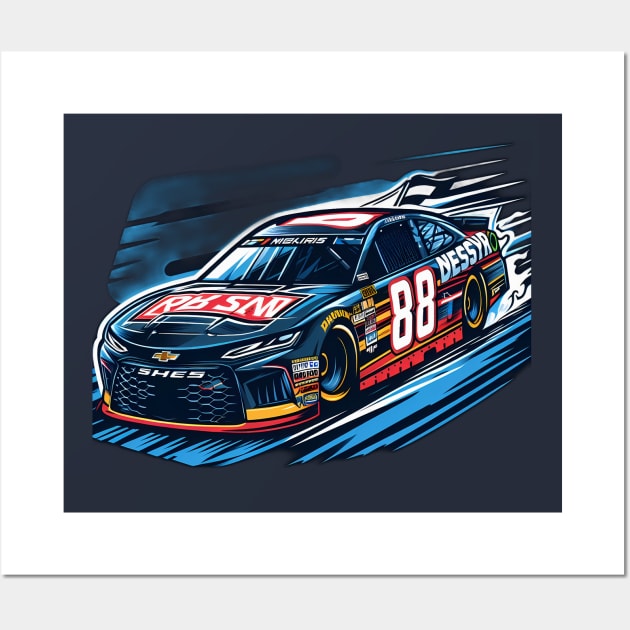 nascar Wall Art by TaevasDesign